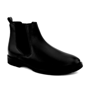 Roadster Men's Black Chelsea Boots with Sleek Leather Finish