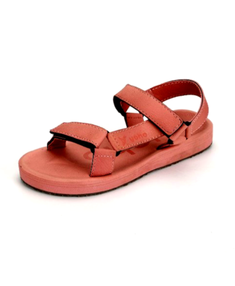 yoho (women) 3 Yoho Women's Pink Sandals with Adjustable Straps and Cushioned Footbed.