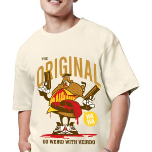 Text graphic that says "ORIGINAL" and "GO WEIRD WITH VEIRDO"