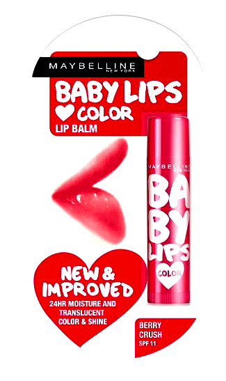 Maybelline (women) 3 Maybelline New York Baby Lips Color Lip Balm in Berry Crush with SPF 11.